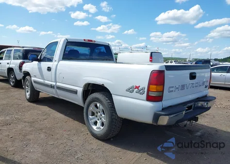 1999 Chevrolet Silverado 1500 из США, поврежденный, VIN 1GCEK14V1XE178282